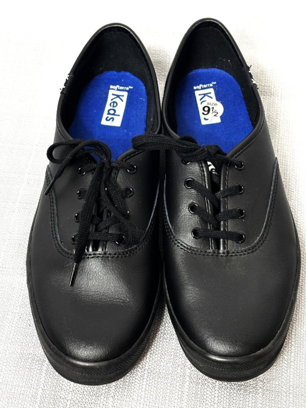 Keds Champion Originals Sneakers Black Leather WH45780  - US 9.5 - Picture 4 of 13
